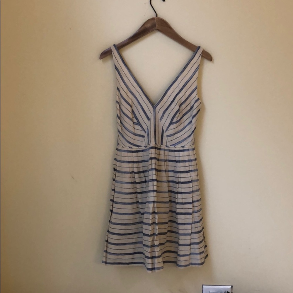 J. Crew striped linen sundress